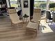 1.7072 pcs. Bruno Mathsson Mi 477 Pernilla 2 armchairs with armrests, neck cushions and 1 ...