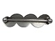 Hans Hansen sterling silver brooch from around 1950.Hallmarked "HANS HANSEN 925S".Length ...