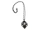 Georg Jensen sterling silver, year jewellery 1989 - pendant with necklace.The pendant ...