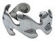 Danish sterling silverModern, wide bracelet from 1970–1980