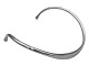 Danish sterling silver, modern neck ring in lovely strong qualityStamped "HANDMADE STERLING ...