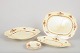 Adams England, set of three butter pads and three dishes.Set comprising three butter pads ...