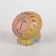 Lisa Larson for Gustavsberg, lion cub.Decorative lion cub in glazed stoneware with a ...