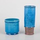 Nils Kähler for Kähler, two stoneware vases.Two cylindrical stoneware vases finished in a ...