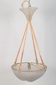 René Lalique "Coquilles" ceiling lamp.Elegant ceiling lamp in moulded and satin-finished ...