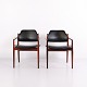 Pair of model 62A armchairs designed by Arne Vodder and manufactured by Sibast Furniture in the ...