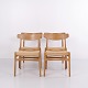 Model CH23 dining chairs designed by Hans J. Wegner and manufactured by Carl Hansen & Søn in the ...