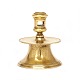 Small early 17th-century Dutch brass candlestickH: 9,5cm. Base D: 8,2cm