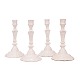 Set of four light glazed Rococo faience ...