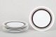 Tapio Wirkkala for Rosenthal, set of six salad plates.Elegant set of six porcelain salad ...