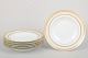 Bing & Grøndahl, Marstrand deep plates.Set of six deep plates in white porcelain with an ...