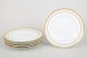 Bing & Grøndahl, Marstrand dinner plates.Set of six dinner plates in white porcelain with an ...