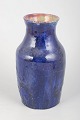 European studio ceramicist, unique stoneware vase.Unique hand-thrown stoneware vase with a ...