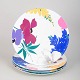 Mikasa Maxima, set of four charger plates.Large porcelain charger plates from the Spring ...