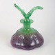 Anette Ohlsson for Glashyttan, art glass decanter.Hand-blown art glass decanter with an ...