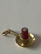 Candlestick Pendant / Charms in 14 carat goldHeight 1.7 cm