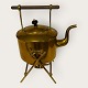 Brass kettle with burner and holder, Probably from William Soutter & Sons, SSW&B, approx. 35cm ...
