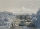 Framed print of the manor house Rathlousdal near Horsens, formerly Loverstrup, Dimensions with ...