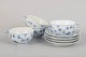 Royal Copenhagen Blue Fluted Plain, set of four teacups with matching saucers.Set of four ...