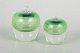 Hanne Dreutler & Arthur Zirnsack for Studio Åhus, set of two art glass objects.A pair of ...