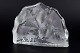 J. Jonasson for Bergdala Glassworks, art glass polar bear sculpture.Signed art glass ...
