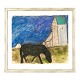 Jens Søndergaard, 1895-1957, water color. Motif with ...