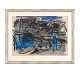Jens Søndergaard, 1895-1957, water color. Motif from ...