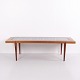 Coffee table designed by Severin Hansen and made of rosewood with decorative blue ceramic tiles ...