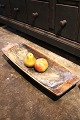 Antique Swedish wooden dish with remnants of original paint and a really nice patina. Super ...