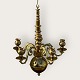 Brass chandelier for candles5-arm*DKK 1100