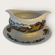 Myott, Fine Staffordshire Ware, Rural Scene, Gravy bowl on foot, 18.5cm in diameter, 8.5cm high ...