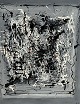 Bent Thorsøe, Oil painting on canvas, Abstract painting, Dimensions with frame 67cm x 77.5cm, ...