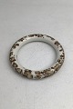 Royal Copenhagen Porcelain Armring Floral motiv (Brown)Measures inner Diam 6.4 cm (2.51 inch)