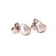 Pair of 14kt white gold Ole Lynggaard Copenhagen ear studs. Size: 12x18mm