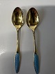 Frigast Sterling Silver/Enamel Moccasin Gold PlatedLength 9.4 cm.
