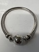 Snake Bracelet in sterling silver.Length: 19 cm.