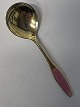 Enamel Sugar Spoon Gold Plated Sterling Silver Frigast.Stamped Frigast Sterling ...