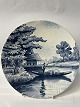 Villeroy & Boch, Plate Man in a boat loaded with hay.Decoration number 3287.Diameter ...