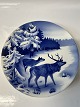 Villeroy & Boch, Plate Winter Landscape with Deer.Decoration number 2554D.Diameter 20,0 ...