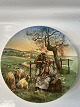 Villeroy & Boch, Plate shepherd/man and woman with sheepDecoration number 3223.Diameter ...