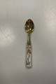 Royal Copenhagen Michelsen Georg Jensen Flora Danica Dessert Spoon. Measures 19cm / 7.48 inch