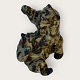 Royal Copenhagen, Bears playing #20240, 14cm high, 1st grade, Design Knud Kyhn *Good condition*