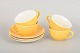Aluminia, set of four tea cups.Set by Aluminia in the “Susanne Confetti” model, comprising ...