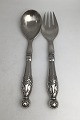 Georg Jensen Silver Ornamental Salad Servers No. 159Measures 22 cm (8.66 inch)