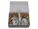 Royal CopenhagenBox of two Easter eggs with Blue Iris and Blue Pearl Hyacinth