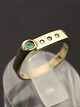 14 carat gold ring with 3 diamonds