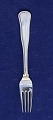 Cohr Old Danish or Cohr Dobbeltriflet Danish silver flatware cutlery Danish table silverware of ...
