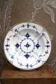 Royal Copenhagen, small Blue Fluted Plain deep plate with gold rim.Dia.: 18.5cm. Decoration ...