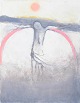 Nis Schmidt, "Fredag", mixed media on paper, listed ...