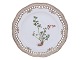 Flora DanicaLuncheon plate with pierced border 22.5 cm. #3554